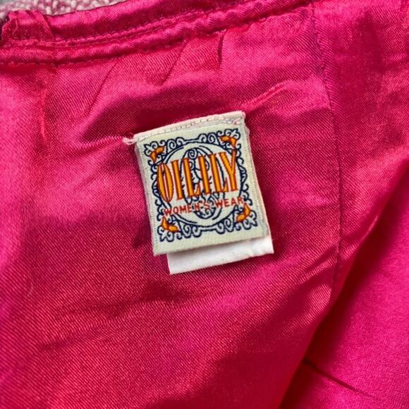 Y2k Oilily Skirt Small Coquette Twee Feminine Girlie Mohair Tweed Ruffle Hem VTG - Picture 6 of 12